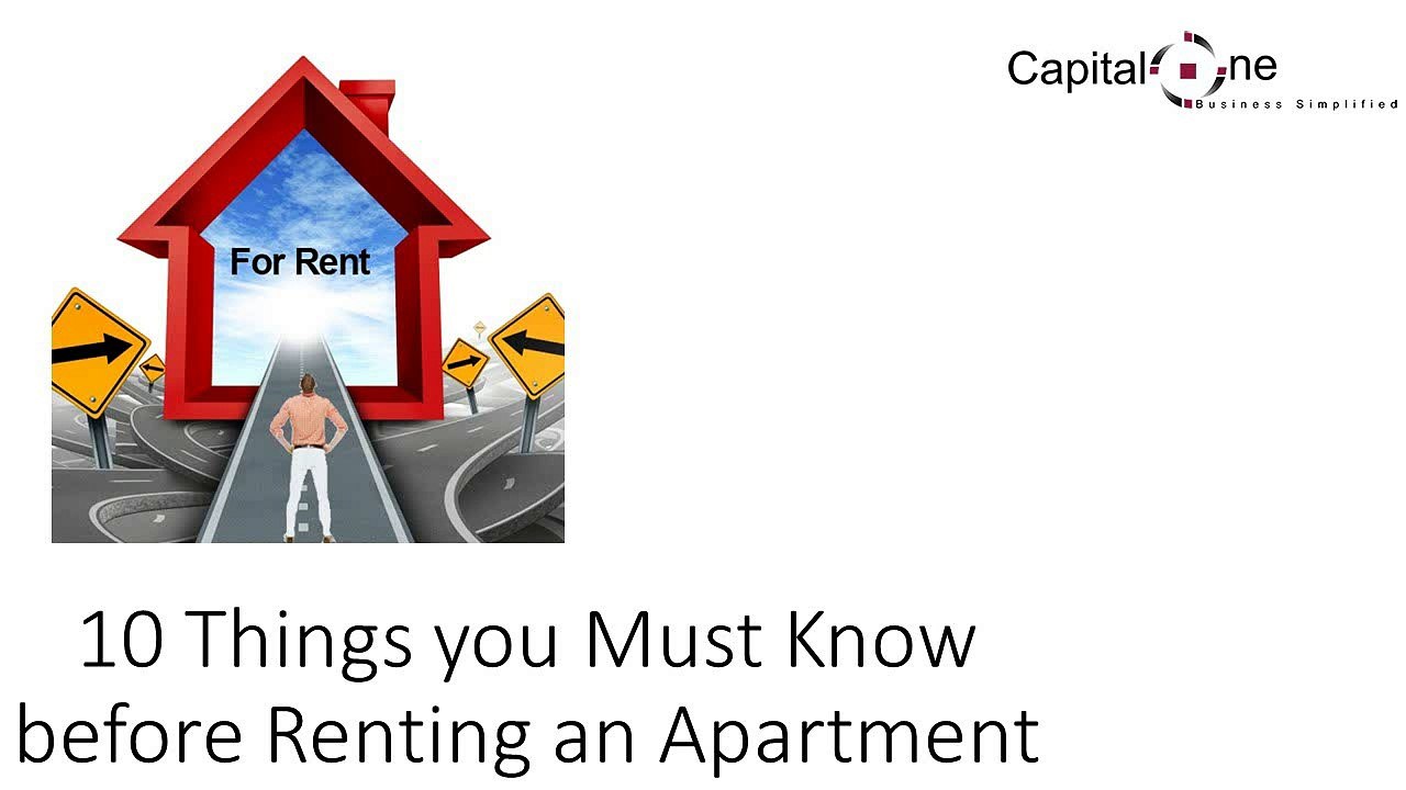 10 Things you Must Know before Renting an Apartment
