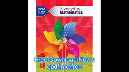 Everyday Mathematics 4, Grade 1, Student Math Journal 1
