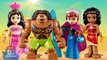 ♥ Wrong Heads Disney Princess Frozen Family Nursery Rhymes with LEGO Moana Maui Anna Alana 2017