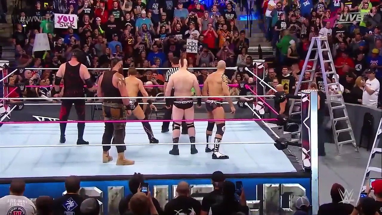 Full Match Highlights_The-Sheild-Team-VS-The-miz _Braun-Strowman _Cesaro _WWE-TLC-2017
