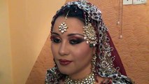 Muslim Bridal Makeup - Red Arabic Smokey Eyes ( Complete Bridal Makeup )