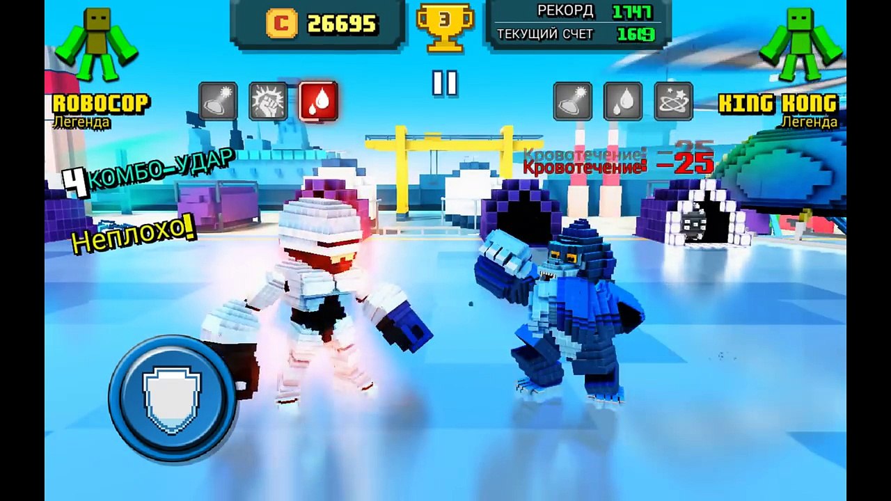 REAL STEEL PIXEl ROBOCOP - NEW | ATOM | NOISY BOY | MIDAS | ZEUS | Super Pixel Heroes