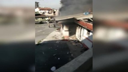 Uyuşturucu Madde Bağımlılarının Yaşadığı Ev Alev Alev Böyle Yandı