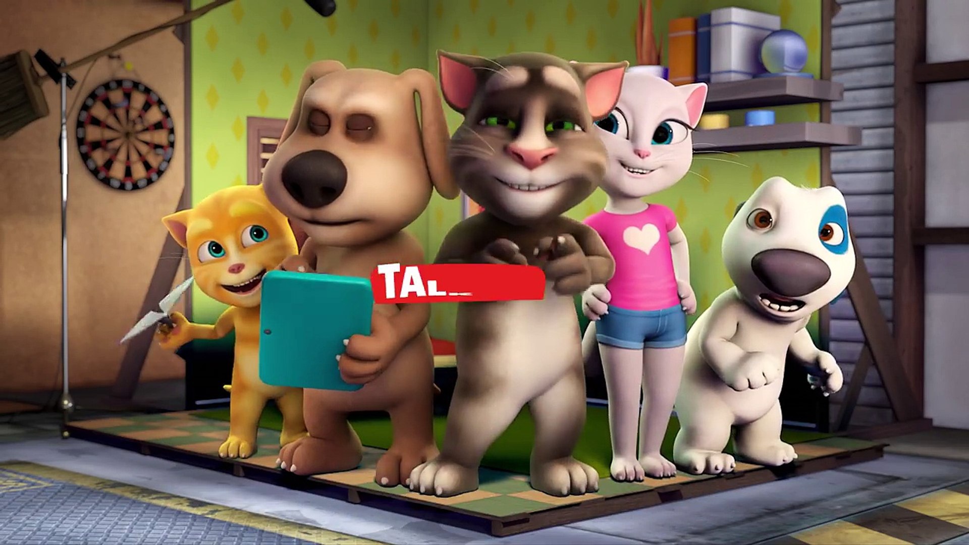 Talking Tom and Friends - Glove Phone (Season1 Episode 17)