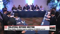 Defense chiefs of South Korea, U.S., Japan agree on further cooperation against North Korea