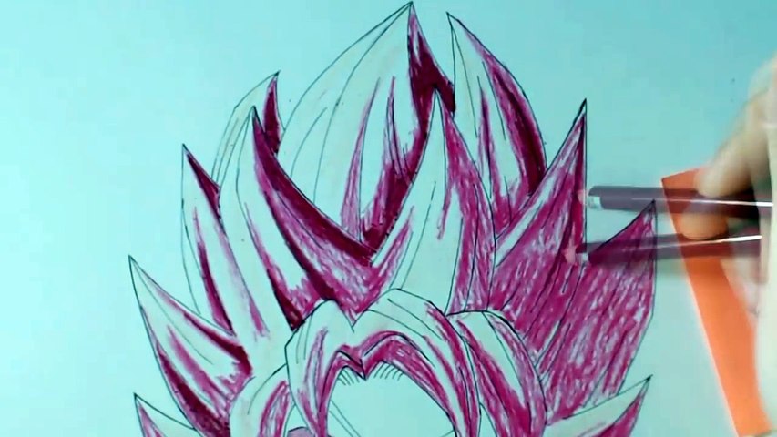 Cómo Dibujar a Goku Black SSJ Rose con Lápices de Colores | Tutorial |  ArteMaster - video Dailymotion