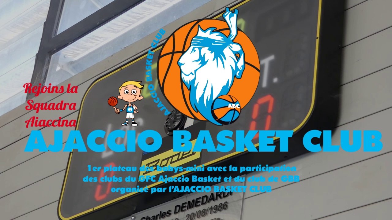 AJACCIO BASKET CLUB : 1er plateau des babys-mini de l’année