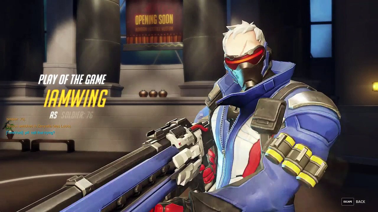 OVERWATCH - Agent76 '' We're all soldiers now! '' Play Of The Game