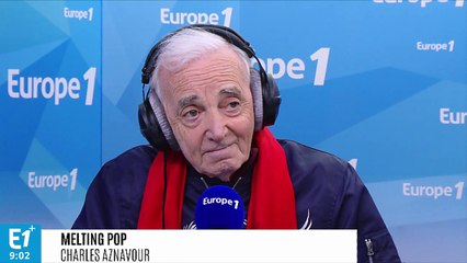 Charles Aznavour : "Je ne peux pas m'arrêter de faire quelque chose"