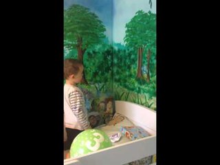 Little Boy Is Enchanted By Bedroom Surprise