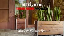 Three Hour Project: Stylish Modern Planter Box