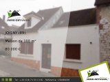 Maison A vendre Joigny 100m2 - 80 000 Euros