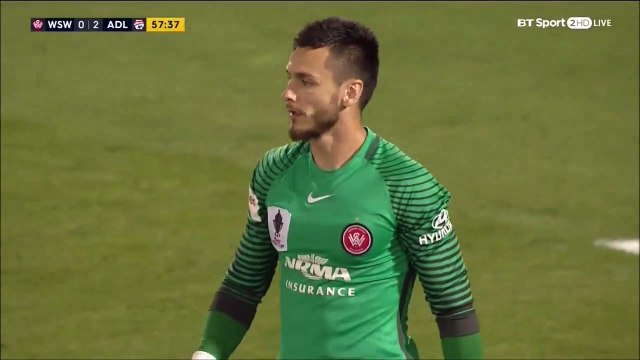 0-2 Daniel Adlung Goal Australia FFA Cup Semifinal - 24.10.2017 WS Wanderers 0-2 Adelaide United