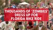Thousands of 'zombies' dress up for Florida bike ride