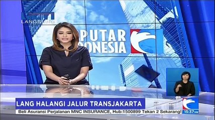 Tolak Ditilang Halangi Jalur Transjakarta