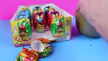 Surprise Candy Chocolate Eggs / Yowie Monster Surprise Toys Opening Full Box