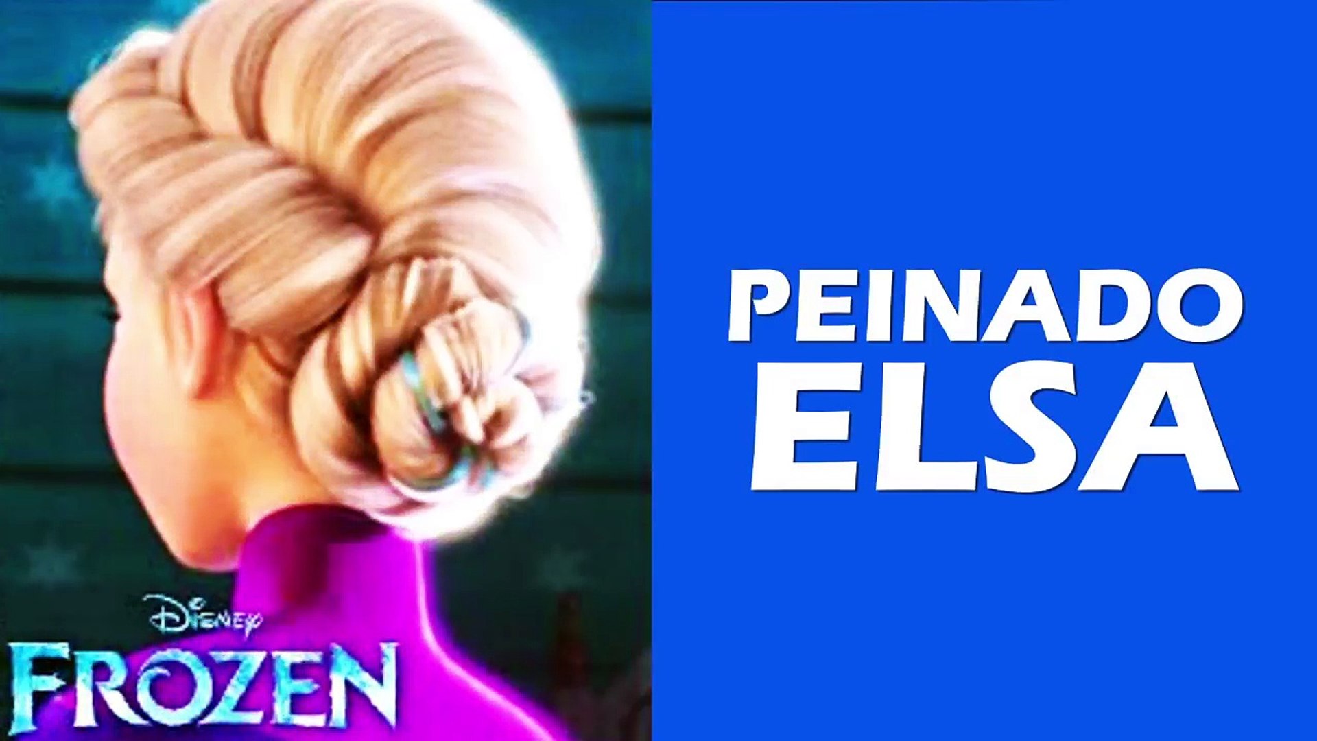 Como hacer Peinado de Elsa y Anna FROZEN (Sin Extensiones) Coronation  Hairstyle | Disney - video Dailymotion