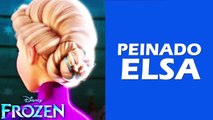 Como hacer Peinado de Elsa y Anna FROZEN (Sin Extensiones) Coronation Hairstyle | Disney
