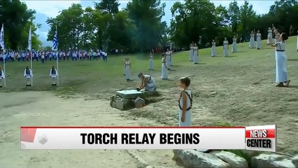 Torch relay of 2018 PyeongChang Winter Olympics kicks off in Greece