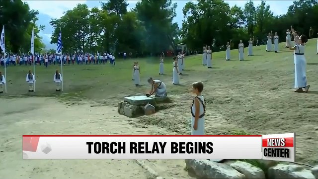 Torch relay of 2018 PyeongChang Winter Olympics kicks off in Greece
