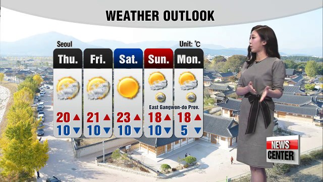 Nice fall weather, watch out for huge temperature gaps _ 102417