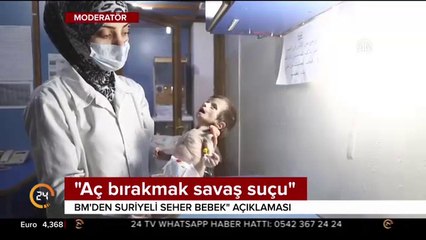 BM: Aç bırakmak savaş suçu