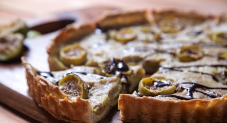 طريقة عمل تارت التين الشهية بالفيديو