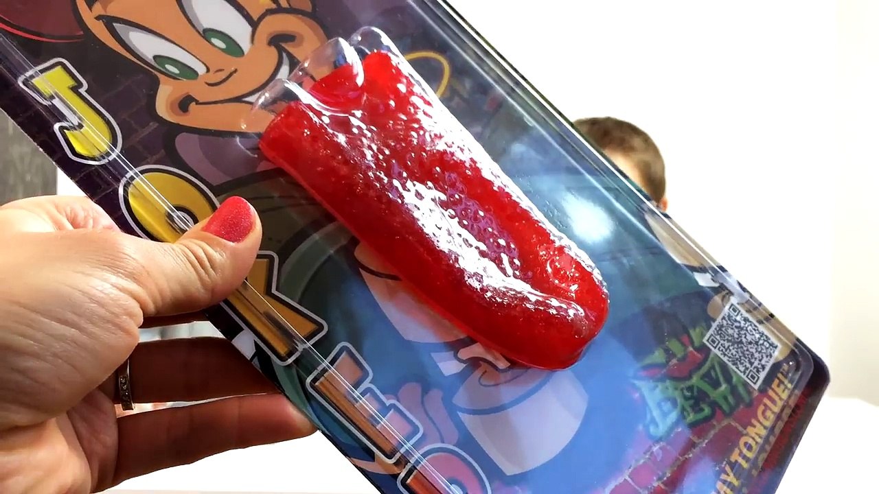 BONBONS LANGUES JOKER et ALIEN & Sucette GEANTE CHUPA CHUPS | Bonbons Géants XXL