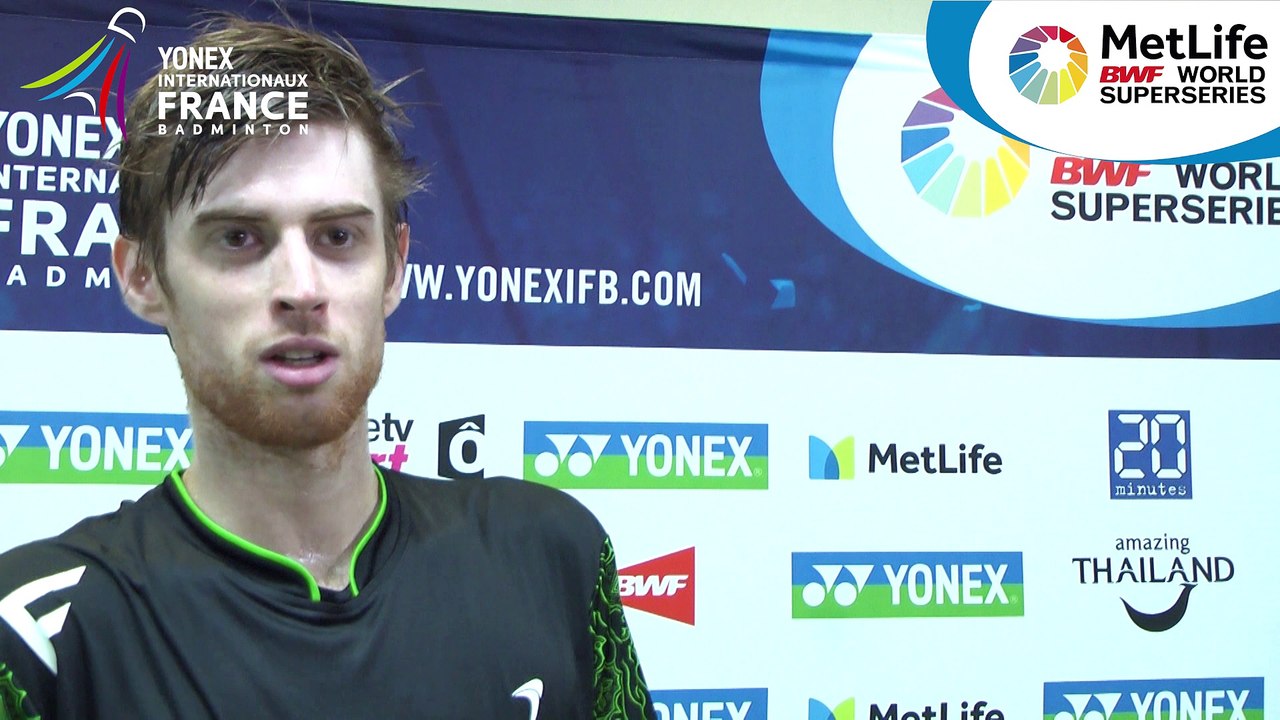 Yonex IFB : Interview de Lucas Corvée - 1er tour qualifications
