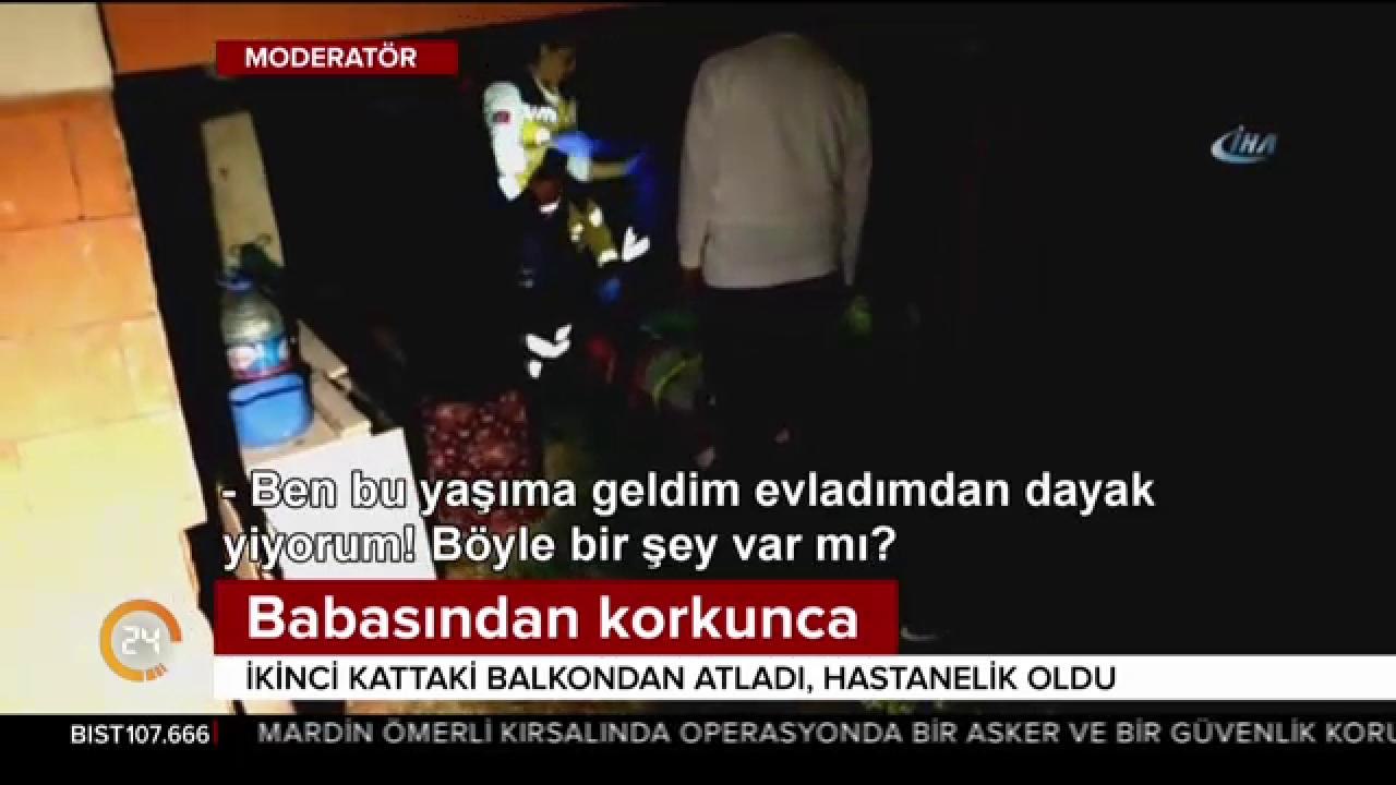 Babasından korkunca