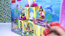 Ariels Undersea Palace Little Mermaid Lego Disney Princess Build Review Play Kids Toys