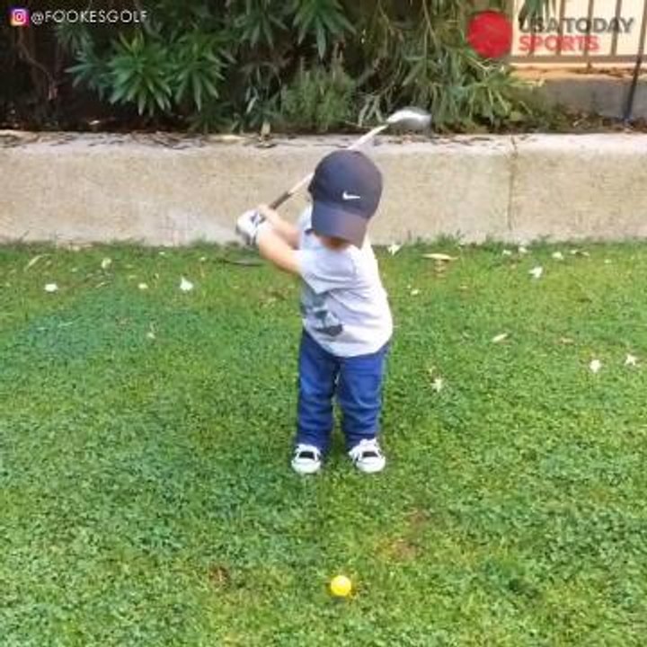 Cute Golf Kid
