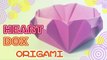 Valentines day - How to make Origami Heart box - Easy origami