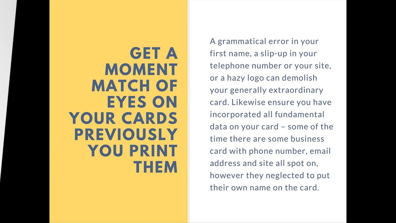 Top 6 Ideas to get your Perfect Business Cards