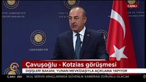 Çavuşoğlu - Kotzias görüşmesi