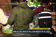 SJL: niña de 10 años es hallada muerta en su vivienda