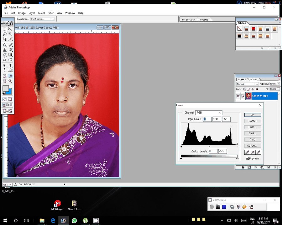 how to create passport size photo on adobe Photoshop