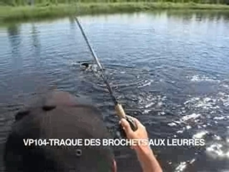 TRAQUE DES BROCHETS AUX LEURRES DE SURFACE