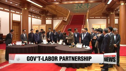 South Korea President calls restoring government, labor union relationship urgent
