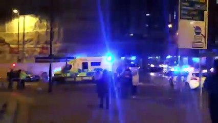 Manchester arena - emergency services rush to scene - Ariana Grande