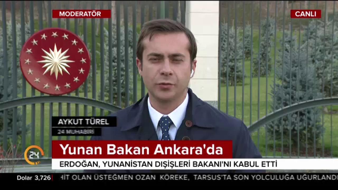 Yunan Bakan Ankara'da