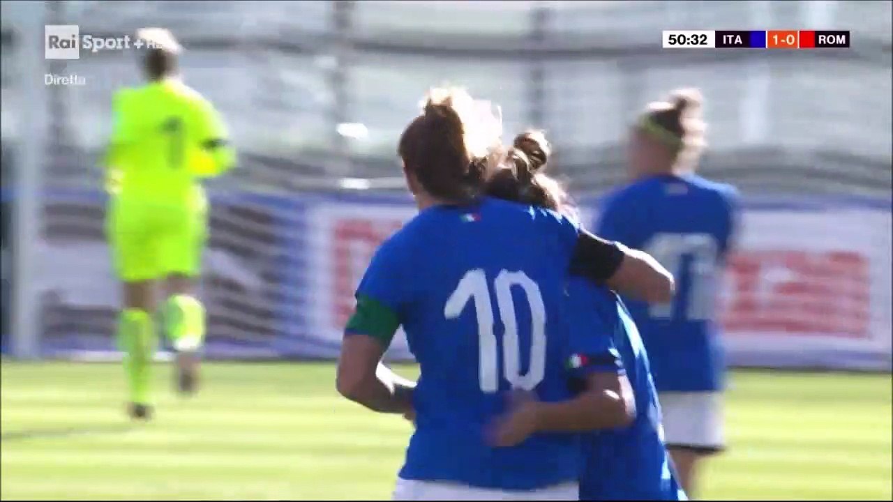 1-0 Cristiana Girelli Goal FIFA  Women WC Qual. Europe  Group 6 - 24.10.2017 Italy (W) 1-0...