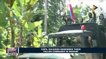 Cops, soldiers remember their fallen comrades in Marawi