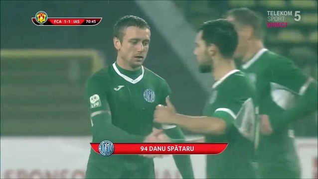 1-1 Danu Spătaru Goal Romania Cupa Romaniei Round 5 - 24.10.2017 Arges Pitesti 1-1 CSM...