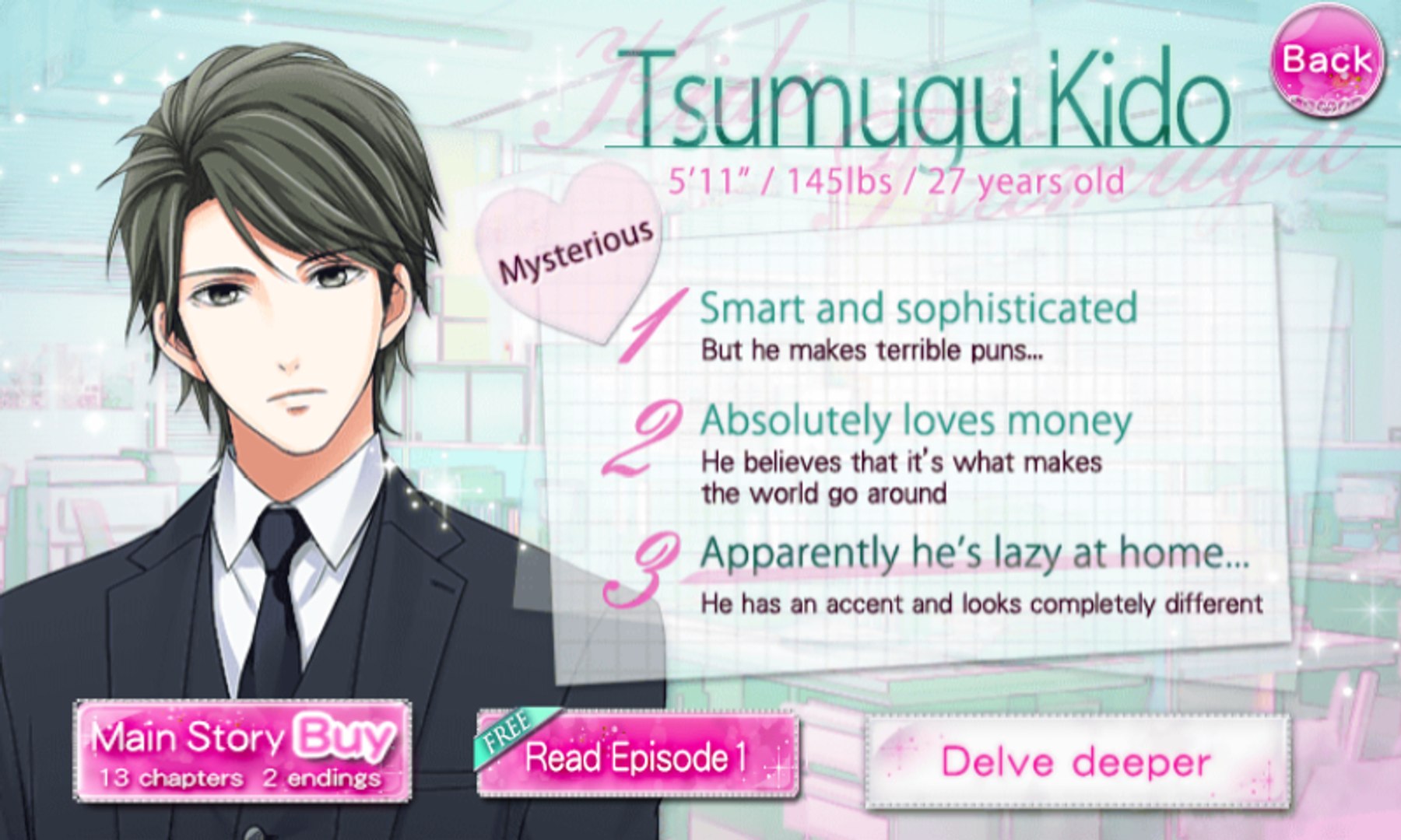 Our Two Bedroom Story Tsumugu Kido Main Story Episode 1