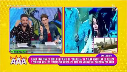 Karla revela que casi pierde a su hijo por culpa de Christian