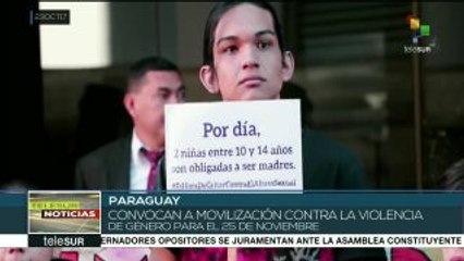 Mujeres paraguayas convocan marcha contra la violencia de género