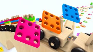 Colors for Children to Learn with Street Vehicles Toys - Shapes & Colors Videos Collection
