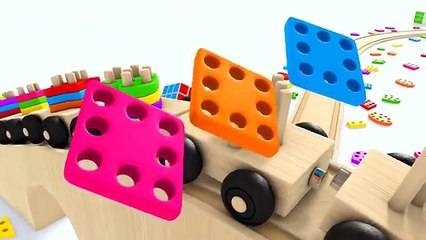 Colors for Children to Learn with Street Vehicles Toys - Shapes & Colors Videos Collection