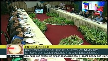 Presidente de Venezuela aprueba recursos para gobernaciones